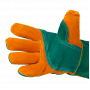 Краги сварочные Gward Green Welder (зелёные) с усилением, нить КЕВЛАР XY239