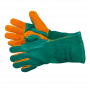 Краги сварочные Gward Green Welder (зелёные) с усилением, нить КЕВЛАР XY239