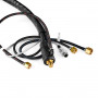 Горелка аргонодуговая TIG TP 18 SUPER (ОКС 35-50, 2 pin, M12х1, 1/4G, 3/8G) 4м водяное охлаждение TBW1804-03