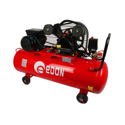 Компрессор воздушный масляный Edon ОАС 100/2400 (2400 Вт, 360 л/мин, ресивер 100 л, 8 бар)
