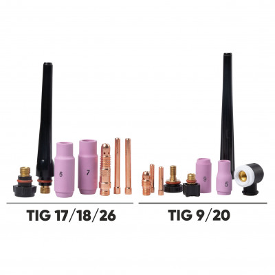 Горелка TIG START SuperFlex RF 18 EV18RF-40 (320А / 4м / 2pin / ОКС 35+Газ б/р / водяное охлаждение)